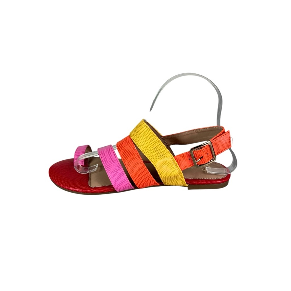 COMFORT EST. 1946 Multi-Colored Strappy Toe Loop Sandals